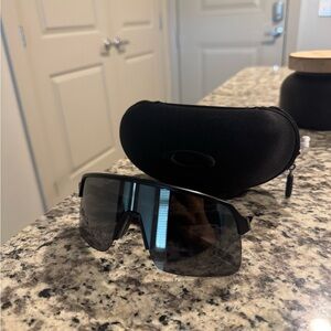 Oakley Matte Black Sunglasses with Case